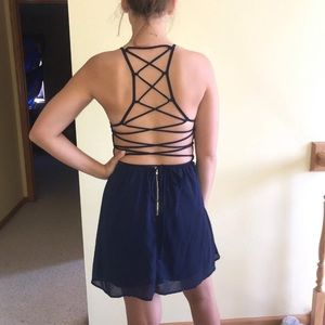 DryGoods Open-Back Dress